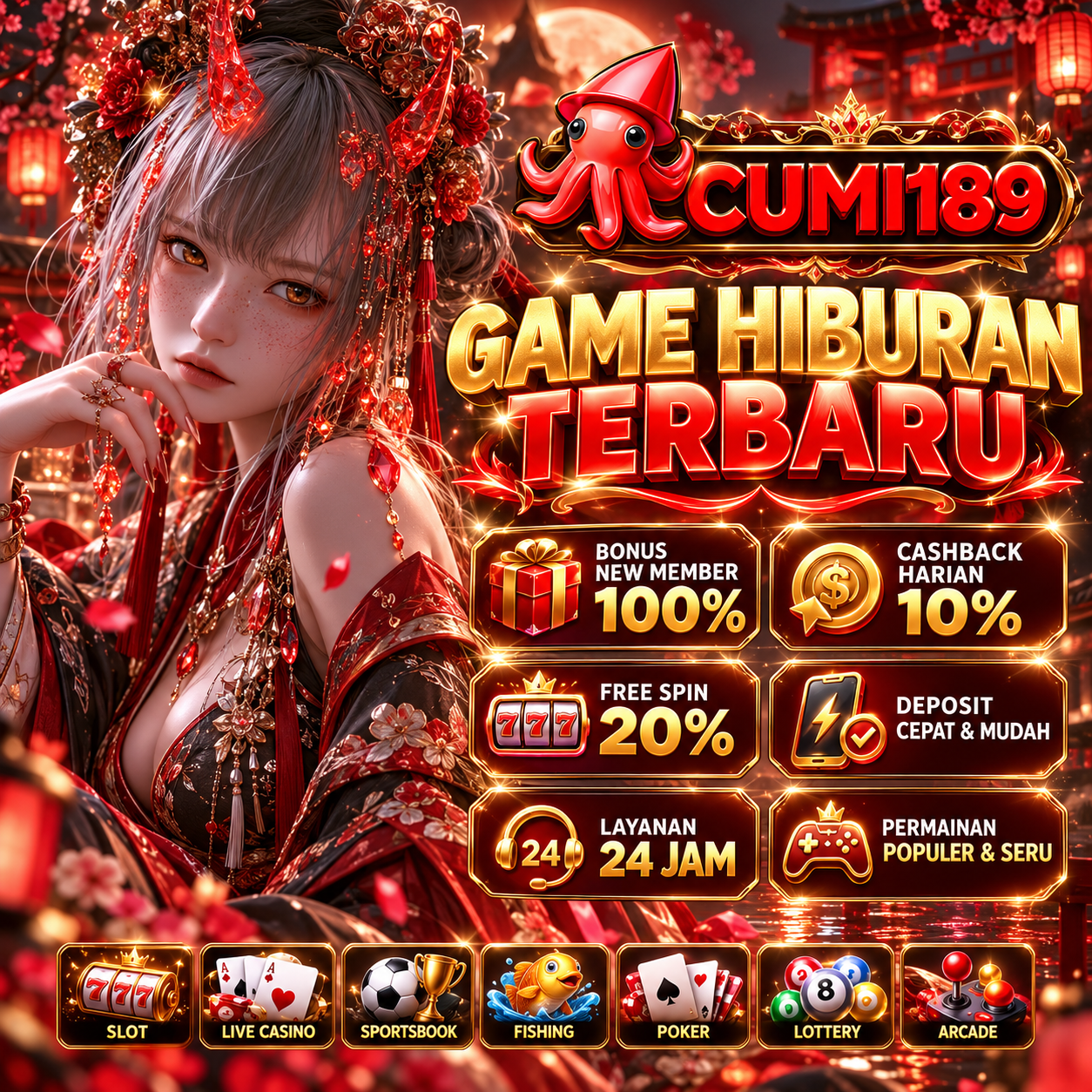 CUMI189 - Link Game Online dengan Tema Keindahan dan Menawan